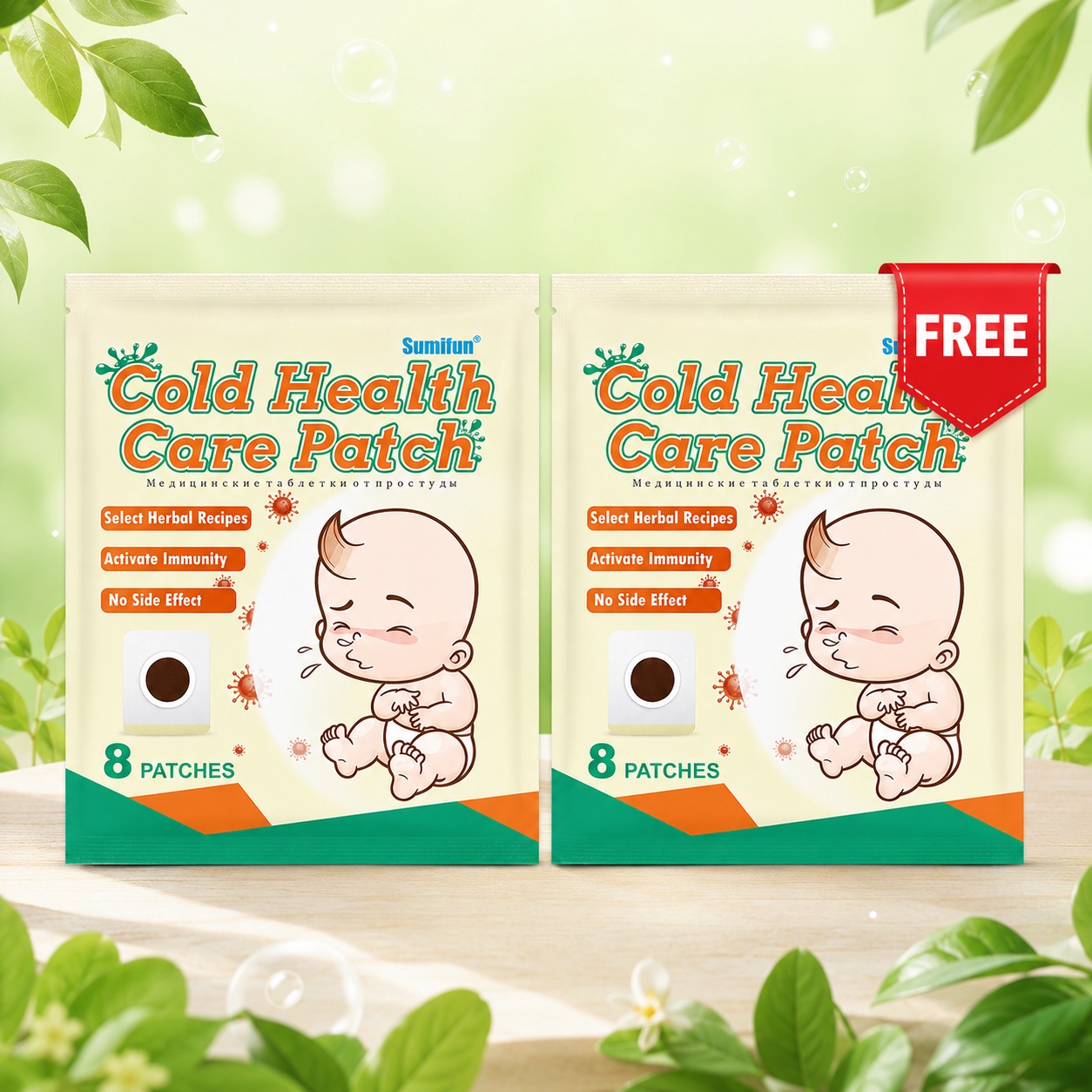 Set Trial Baby Cough Patch